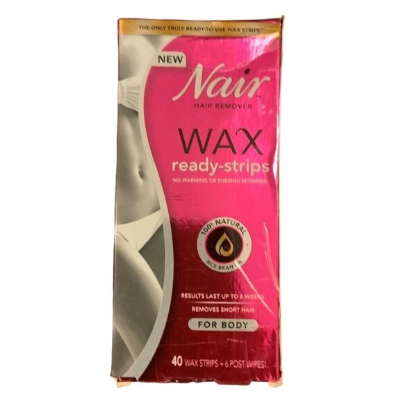 Nair Ready-To-Use Wax Strips For Body With Post Wipes - Picture 2 of 5
